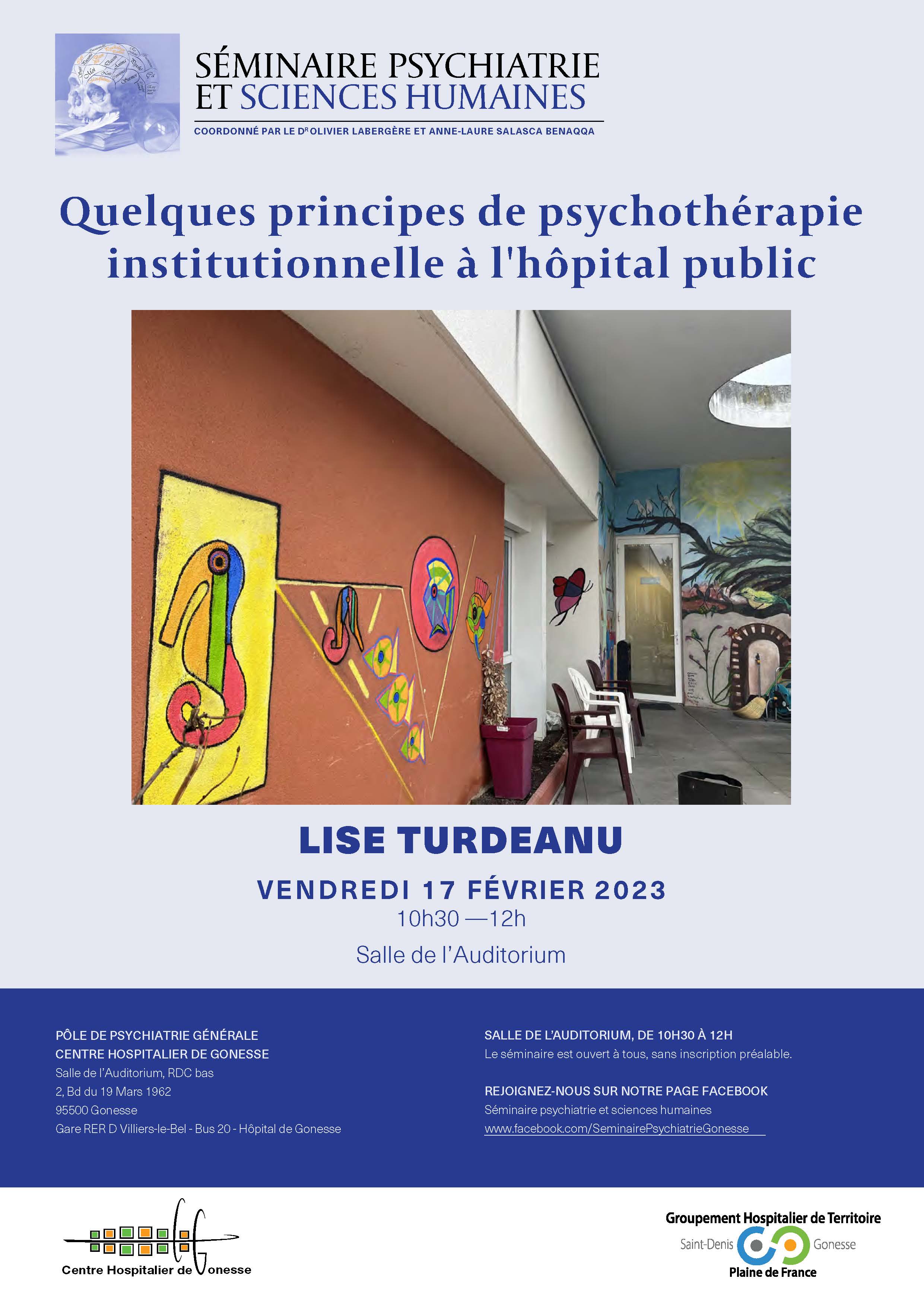 Vendredi 17 février Séminaire de psychiatrie et sciences humaines